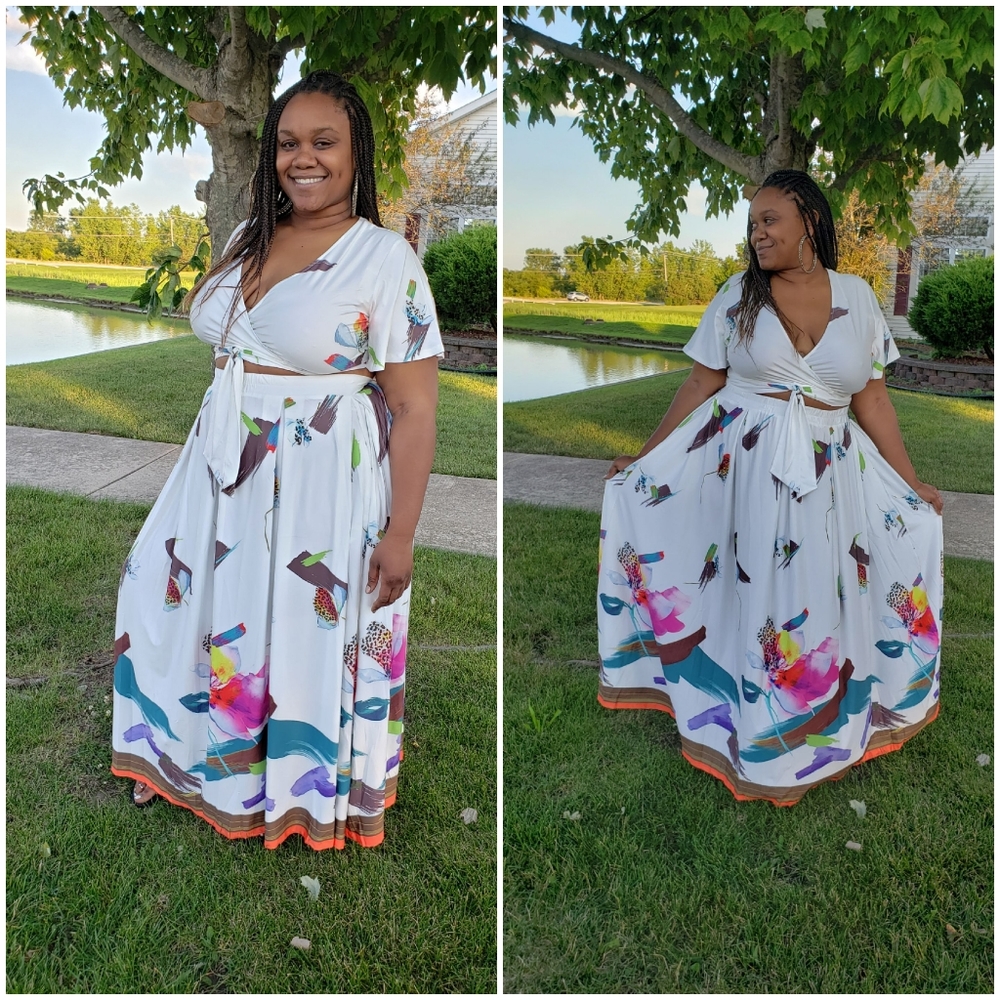 2pc skirt set